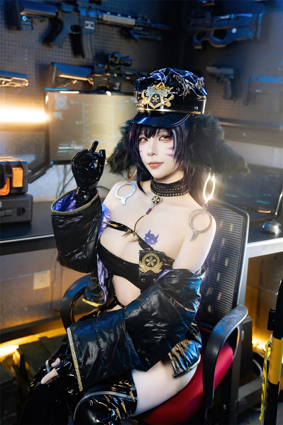 二佐Nisa - No.191 碧蓝航线·武藏 女警 [25P-101MB] tg@simisebaisi 【丝足阁】003.webp